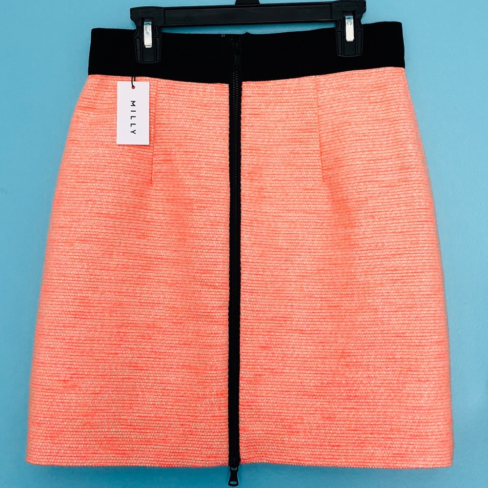 NWT, Milly zip back skirt, - Picture 2 of 6